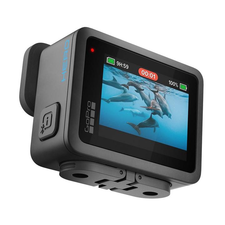 GOPRO HERO Action Camera, 12 MP, Touchscreen, Wi-Fi, Black