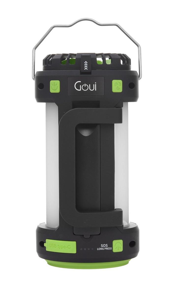 GOUI, Portable Multifunctional Torch Light With Fan, 4000 mAh