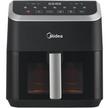 Midea 5.5 L Air Fryer, 1500 W, 60 Minutes Timer, Digital Touch Control, Black
