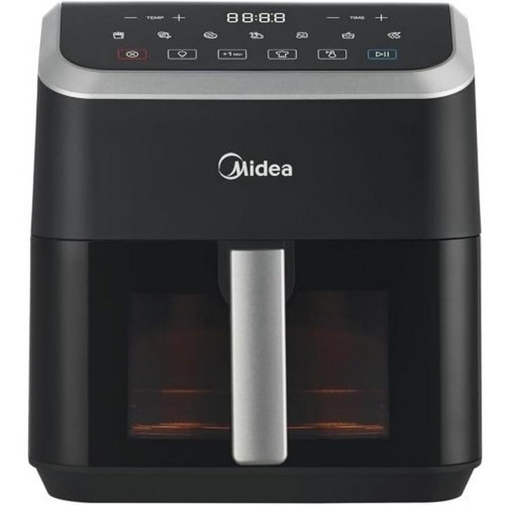 Midea 5.5 L Air Fryer, 1500 W, 60 Minutes Timer, Digital Touch Control, Black
