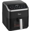 Midea 5.5 L Air Fryer, 1500 W, 60 Minutes Timer, Digital Touch Control, Black