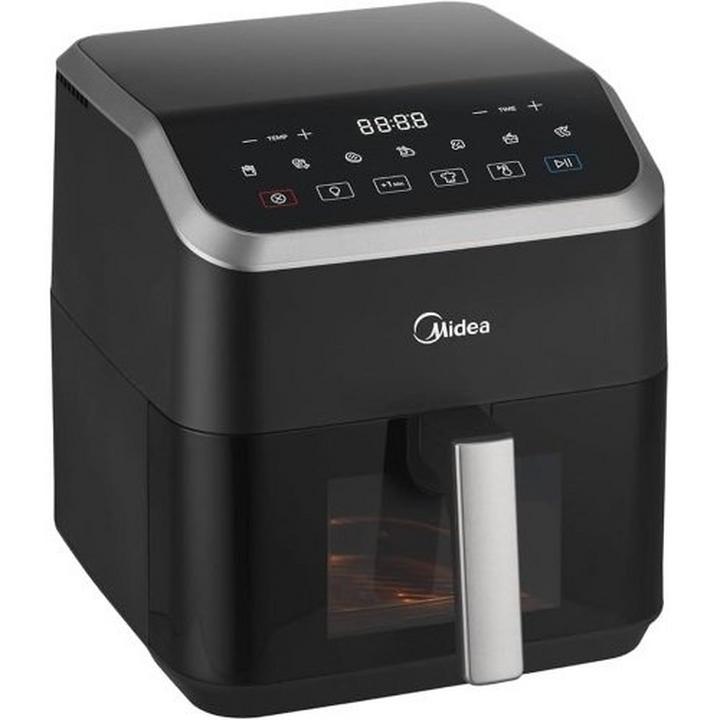 Midea 5.5 L Air Fryer, 1500 W, 60 Minutes Timer, Digital Touch Control, Black