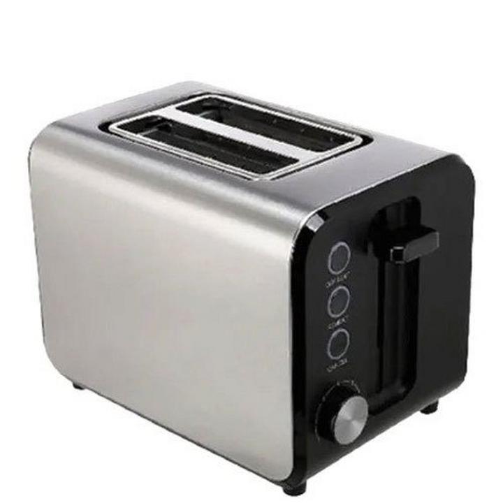Midea 950 Watts Grill And Toasters, 2 Slots, Auto Shut Off, Black