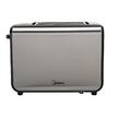 Midea 950 Watts Grill And Toasters, 2 Slots, Auto Shut Off, Black