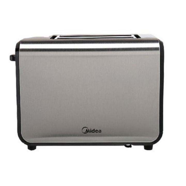 Midea 950 Watts Grill And Toasters, 2 Slots, Auto Shut Off, Black