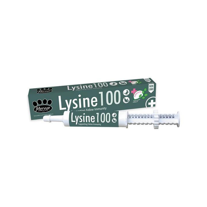 Mervue Lysine 100 Paste for Supporting Feline Immunity , 30 ml