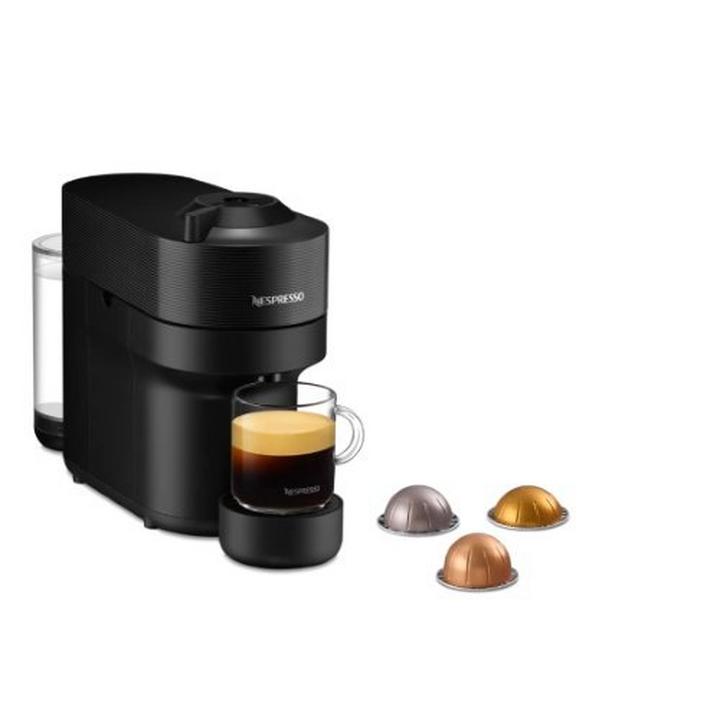 Nespresso Vertuo Pop Coffee Machine, 19 Bar, 0.55L + Nomad Travel Mug Touch + 3 Coffee Sleeve