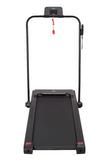 CLASS PRO, 2 in 1 Foldable Motorized Treadmill With LED and Walking Pad, With Handlebar, 1.5HP,Black  