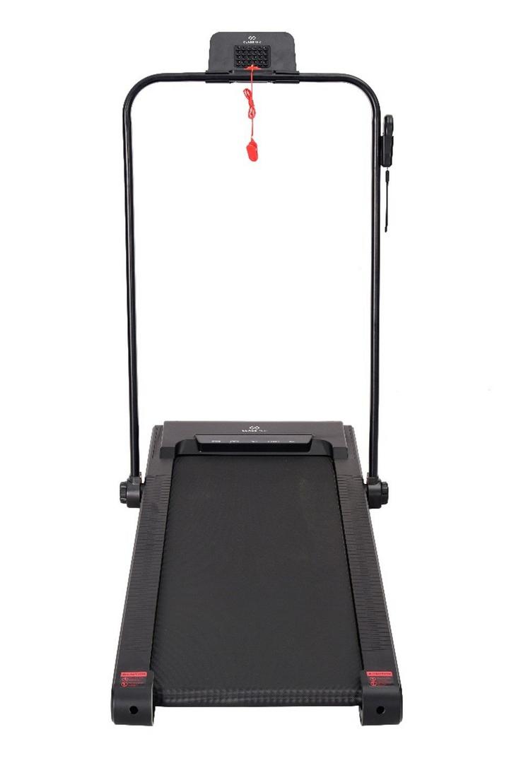 CLASS PRO, 2 in 1 Foldable Motorized Treadmill With LED and Walking Pad, With Handlebar, 1.5HP,Black  