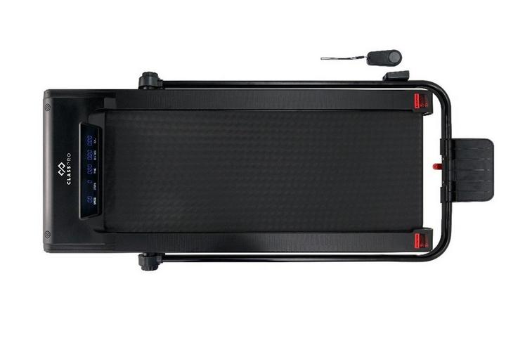 CLASS PRO, 2 in 1 Foldable Motorized Treadmill With LED and Walking Pad, With Handlebar, 1.5HP,Black  