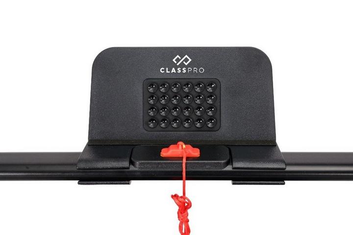 CLASS PRO, 2 in 1 Foldable Motorized Treadmill With LED and Walking Pad, With Handlebar, 1.5HP,Black  