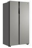 Haier Side by Side Refrigerator, 11.9Cu.ft, Freezer 5.9Cu.ft, Twin Inverter, Humidity Control,Grey