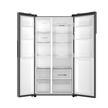 Haier Side by Side Refrigerator, 11.9Cu.ft, Freezer 5.9Cu.ft, Twin Inverter, Humidity Control,Grey