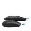 Promate PROCOMBO-13 Wireless Full Size Keyboard & Mouse Combo Pack 2.4GHz Black