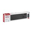 Promate PROCOMBO-13 Wireless Full Size Keyboard & Mouse Combo Pack 2.4GHz Black