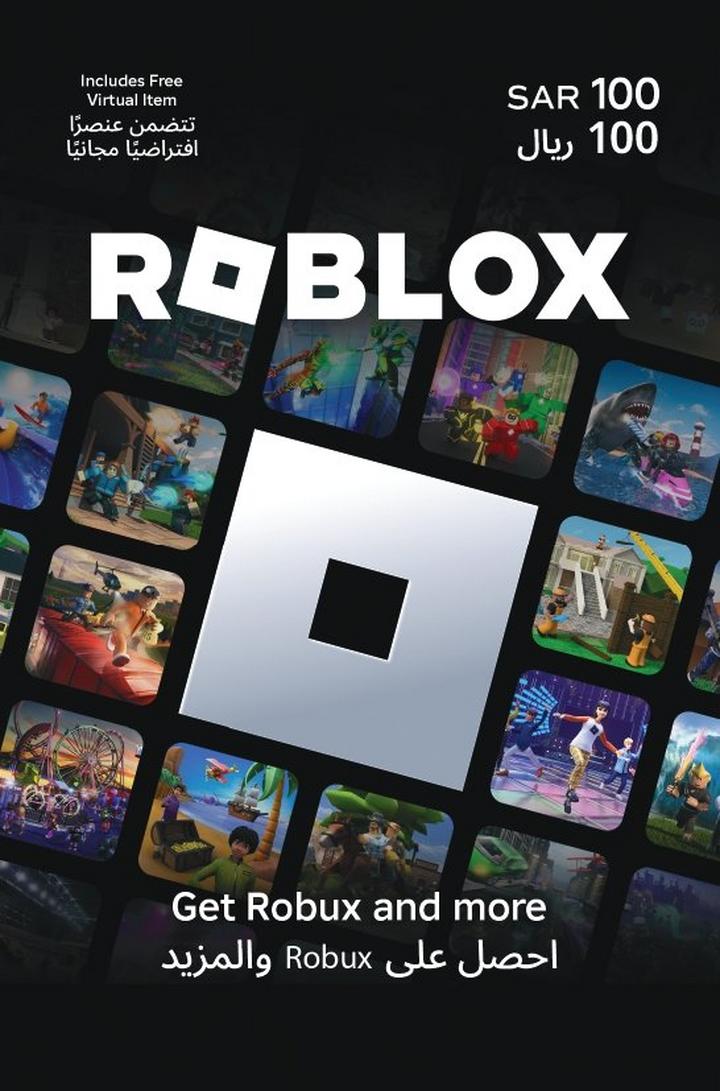 Roblox Gift Card Pin on Receipt 100 SAR SA, Digital code, Delivery By Email