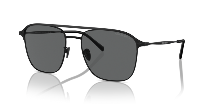Giorgio Armani, Sunglasses  Metal, Man, Matte Black