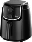Midea INNERCHEF SERIES 4.0L Manual Air Fryer Plastic Body 1500W Black