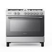 Toshiba 90x60cm Gas Cooking Range With Convection Fan Full Safety Mirror Silver