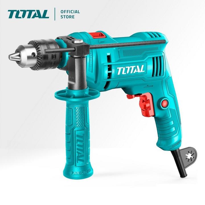 TOTAL Impact Drill 710W 13Mm Variable Speed Forward Reverse Hammer Function eXtra