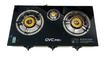 GVC PRO GAS BURNER COOKER, 3 BURNERS, GLASS TOP