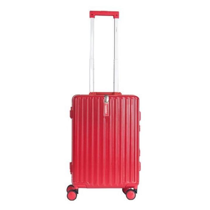 Stargold SG-TPC36 20-Inch TPC Hard Travel Trolley Luggage 360Deg 8-Wheels Red