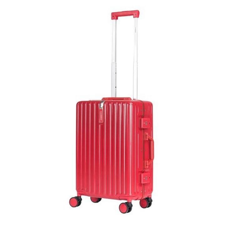 Stargold SG-TPC36 20-Inch TPC Hard Travel Trolley Luggage 360Deg 8-Wheels Red