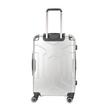 Stargold SG-TPC42 3Pcs 20/24/28-Inch TPC Hard Travel Trolley Luggage Sets 360Deg 8-Wheels Silver
