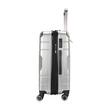 Stargold SG-TPC42 3Pcs 20/24/28-Inch TPC Hard Travel Trolley Luggage Sets 360Deg 8-Wheels Silver