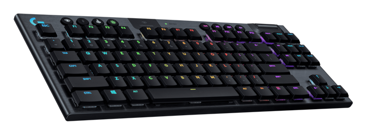 LOGITECH G915 TKL Wireless Gaming Keyboard, Bluetooth, Lightspeed Wireless, Black