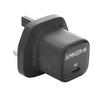 Anker Zolo Adaptor, 20W, 1 Type C Cube, Black