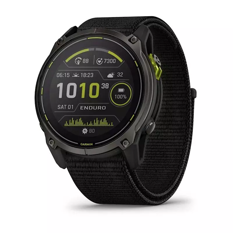 GARMIN Enduro 3 Smart Watch, 51MM, Silver and Black