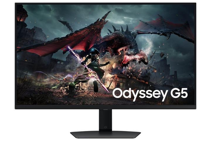 SAMSUNG G5 Odyssey Gaming Flat Monitor, 27 inch, 180Hz, 1ms, Black