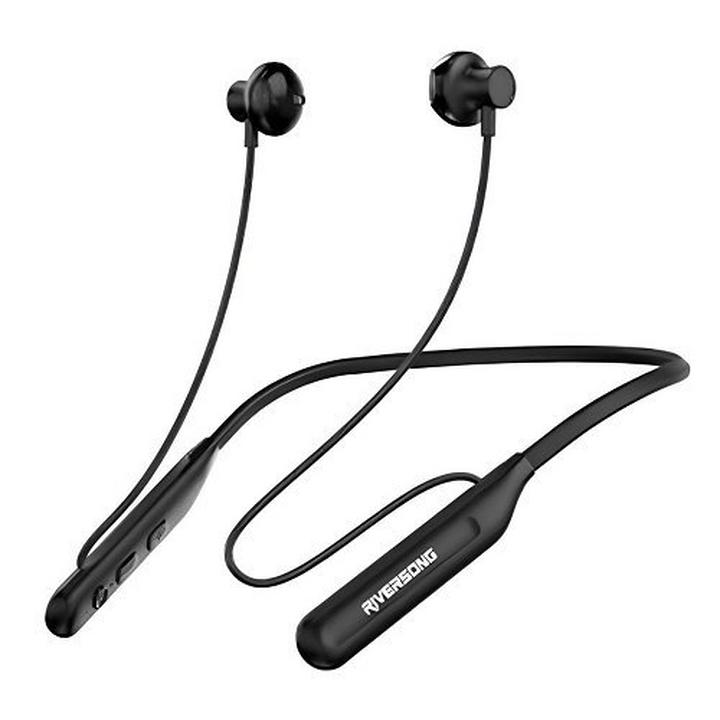 Riversong Stream L3 Wireless Neckband Earphone, Black eXtra Bahrain - Main Image
