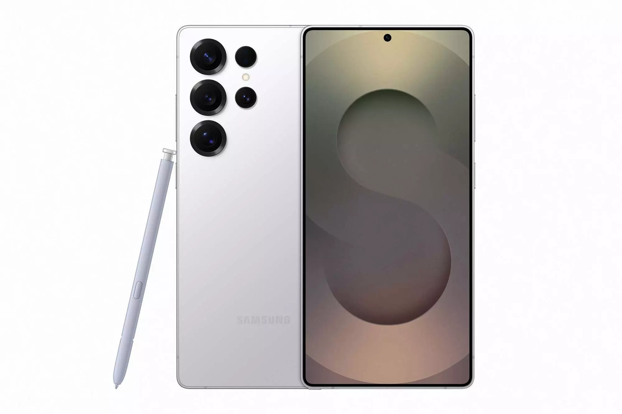 Image of SAMSUNG Galaxy S25 Ultra, 5G, 256 GB, Titanium Whitesilver