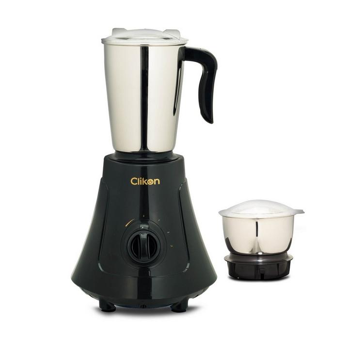 Clikon 2 IN 1 550W 1.5L Jar Mixer Grinder Black
