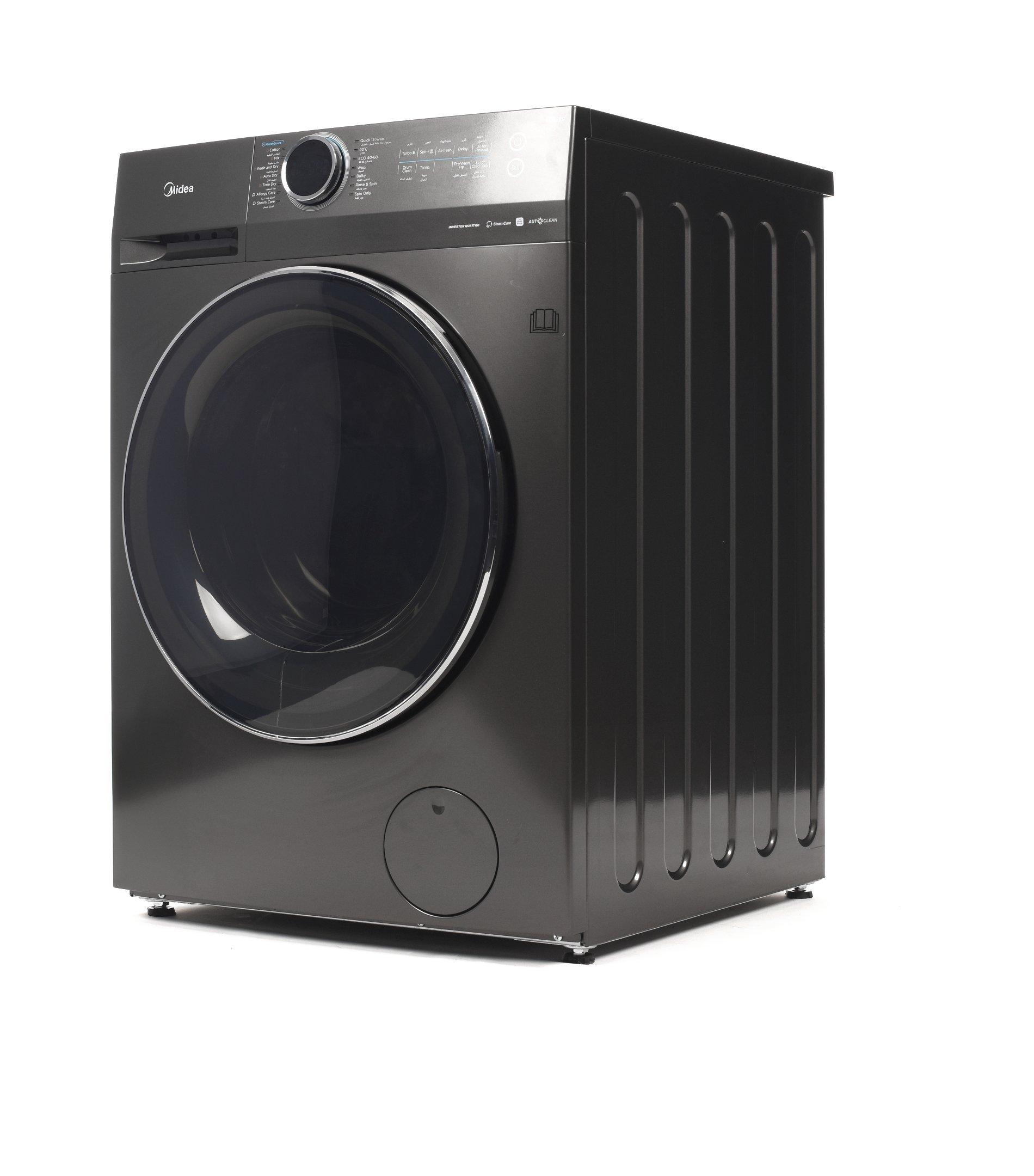 Midea Frontload Washer/Dryer 12kg/8kg, Inverter, WIFI, Steam, 1400 rpm, Titanium Color 4