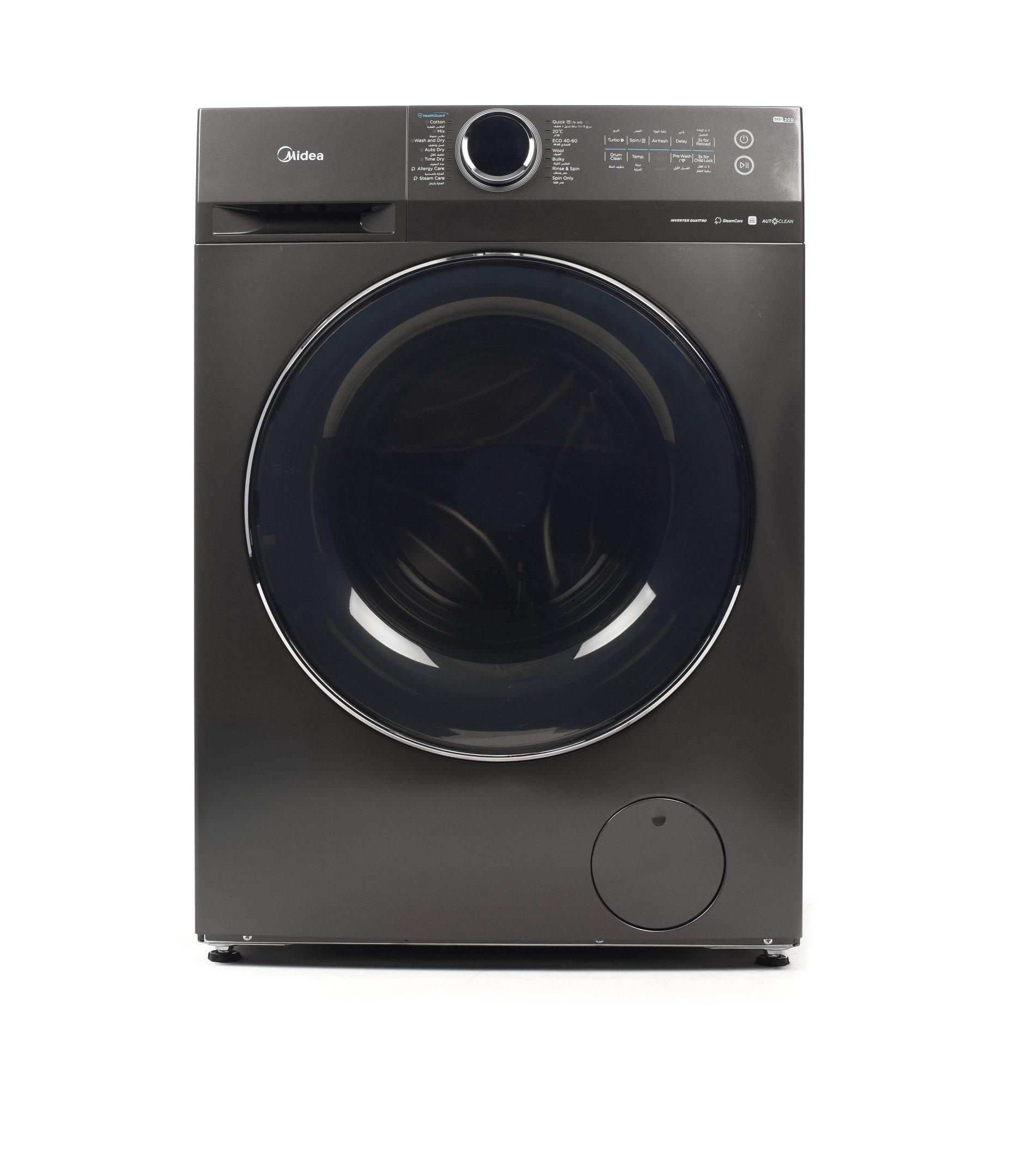 Midea Frontload Washer/Dryer 10kg/7kg, Inverter, WIFI, Steam, 1400 rpm, Titanium Color 3