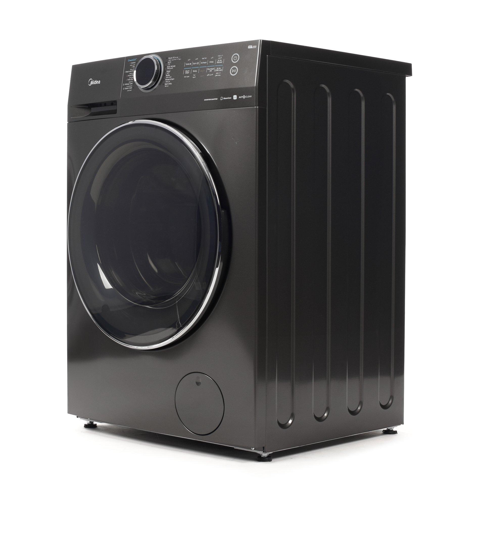 Midea Frontload Washer/Dryer 10kg/7kg, Inverter, WIFI, Steam, 1400 rpm, Titanium Color 4