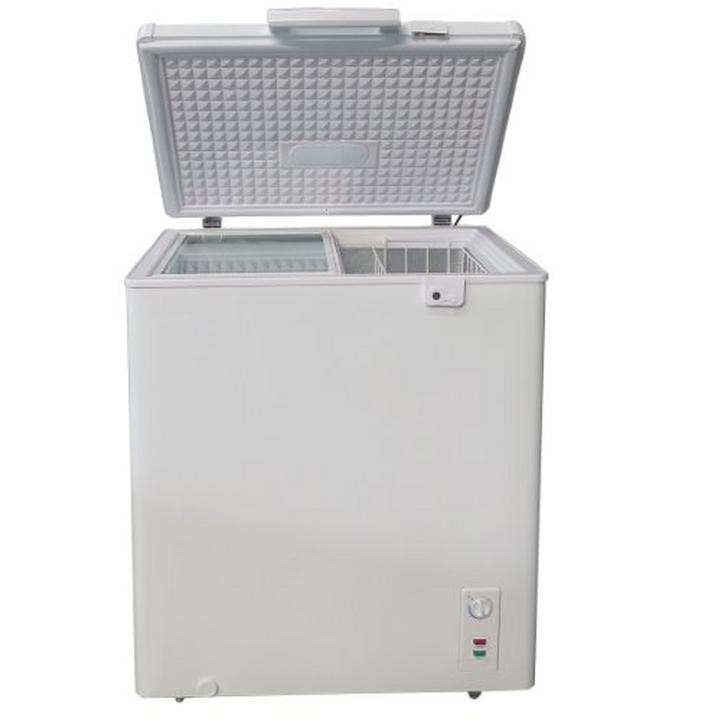 Akai 137 Ltrs Chest Freezer, Fast Freez, Knob Control, White