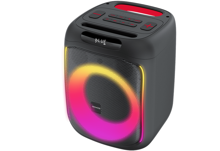 Kenwood Portable party speaker with a whopping 50 watts, Black