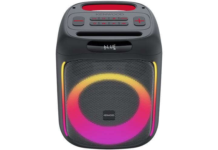 Kenwood Portable party speaker with a whopping 50 watts, Black