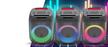 Kenwood Portable party speaker with a whopping 50 watts, Black