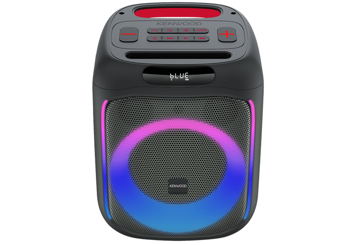 Kenwood Portable party speaker with a whopping 50 watts, Black