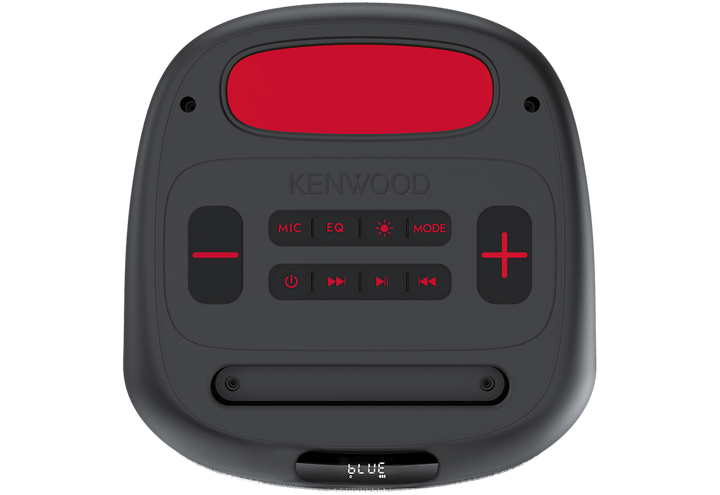 Kenwood Portable party speaker with a whopping 50 watts, Black