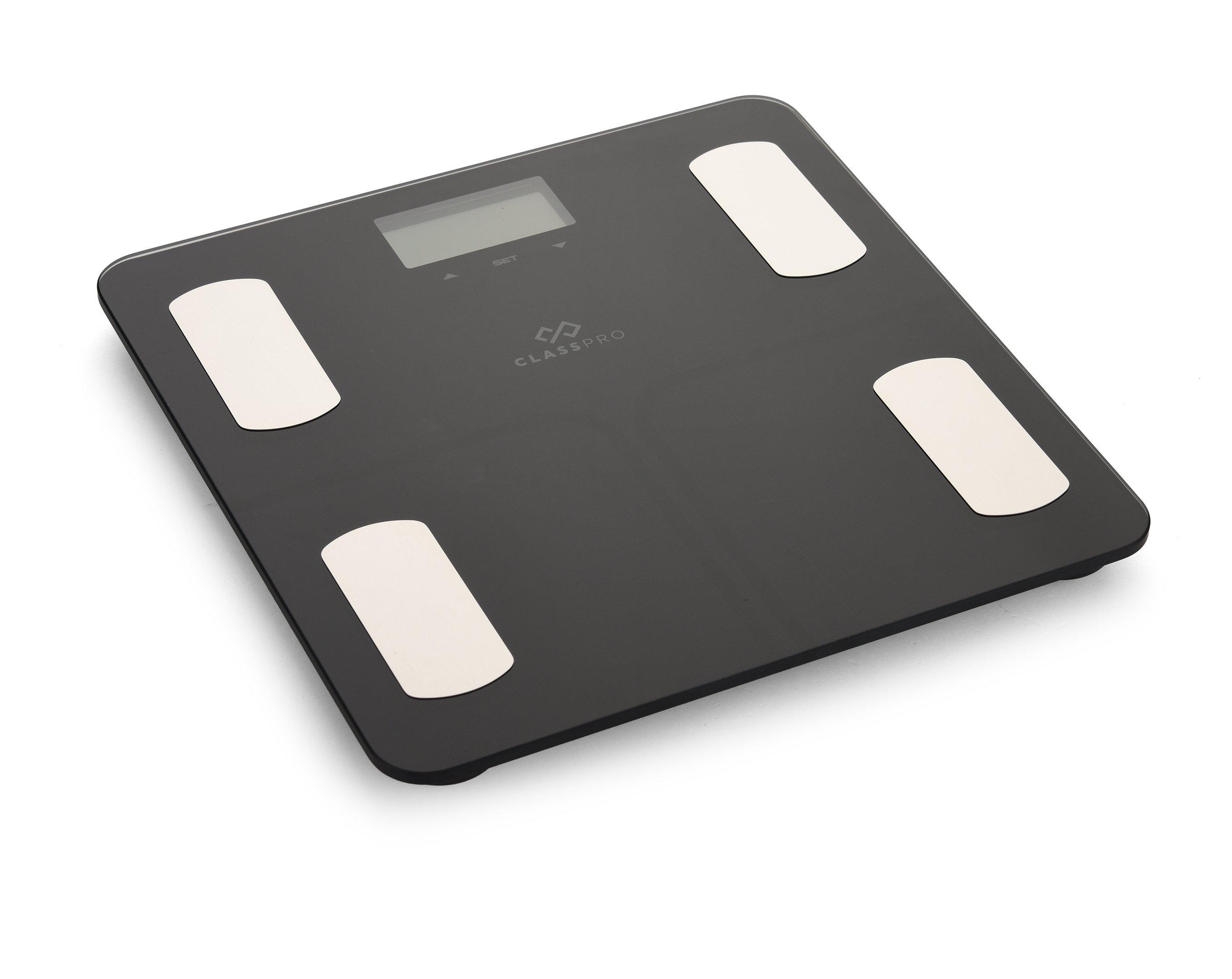 ClassPro Body Fat and Hydration Monitor Scale, 6 Colors LCD Display, Max Weight 180Kg 3