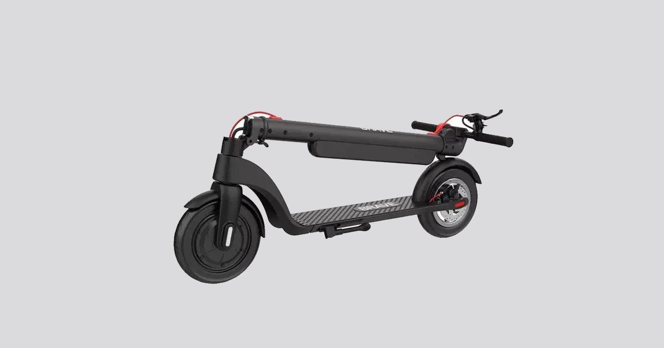 BRAVE X8 scooter folded