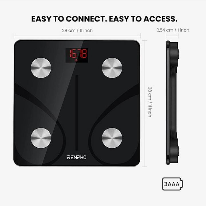 RENPHO Elis 1, Body Scale, Black
