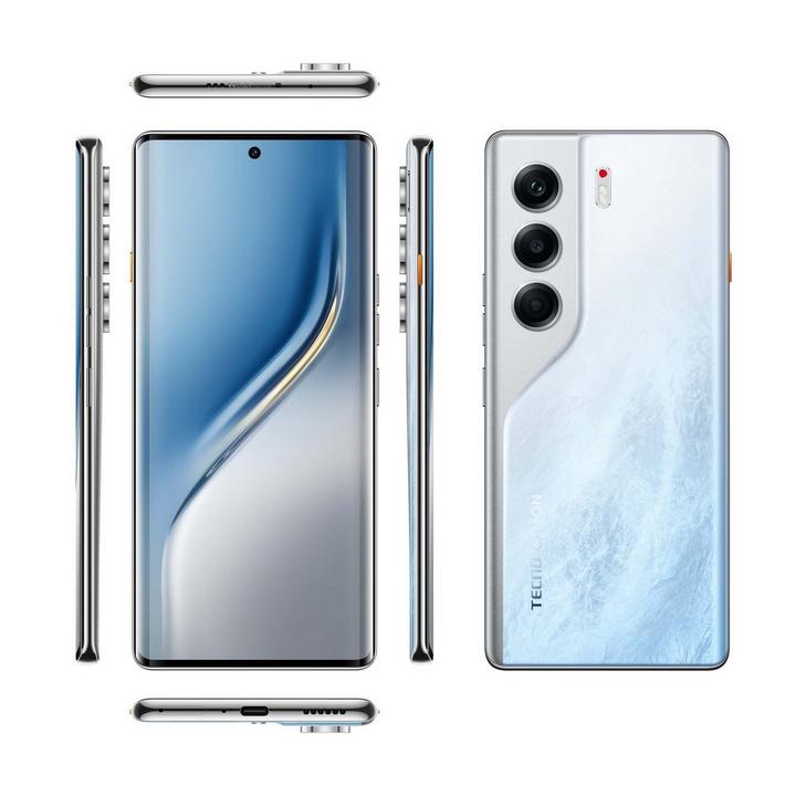 TECNO Camon 40 Pro, 5G LTE, 256 GB, Glacier White