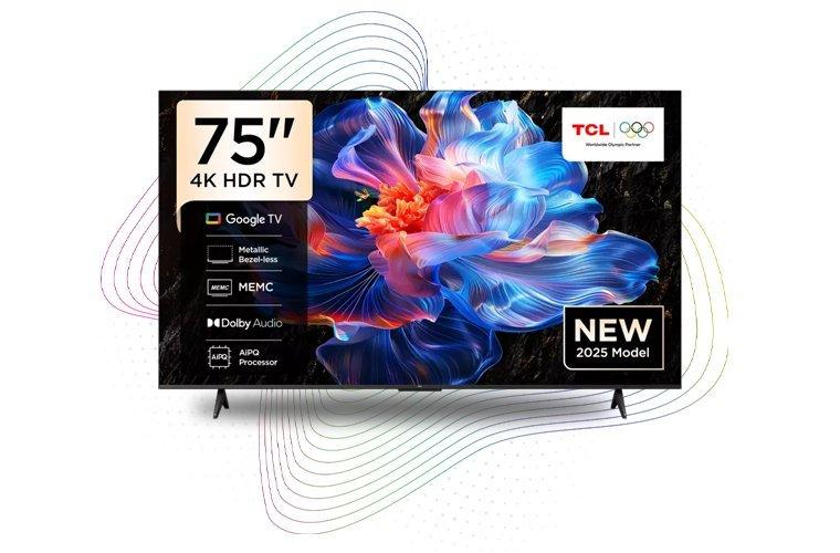 【M.M】【美品】TCL 75インチ 4K Google TV TCL 期間限定ポイント5倍！ テレビ 75型 液晶テレビ 75インチ TV